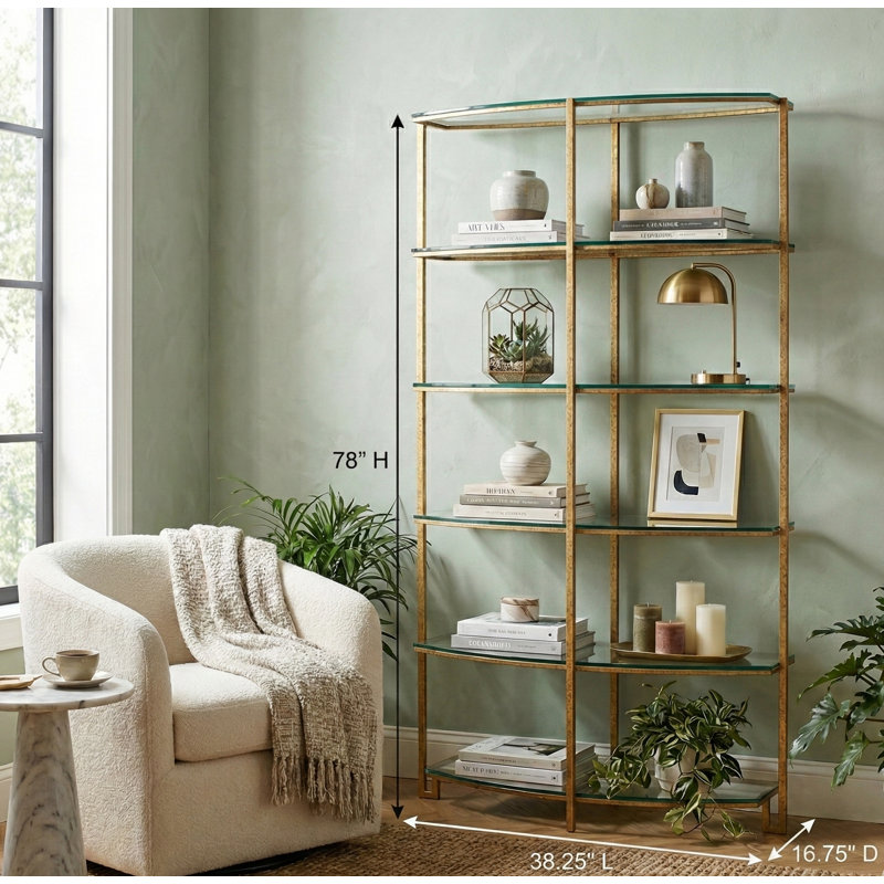 Country French Etagere Bookcase