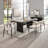 80" Jaramillo Rectangular Dining Table, Black Finish