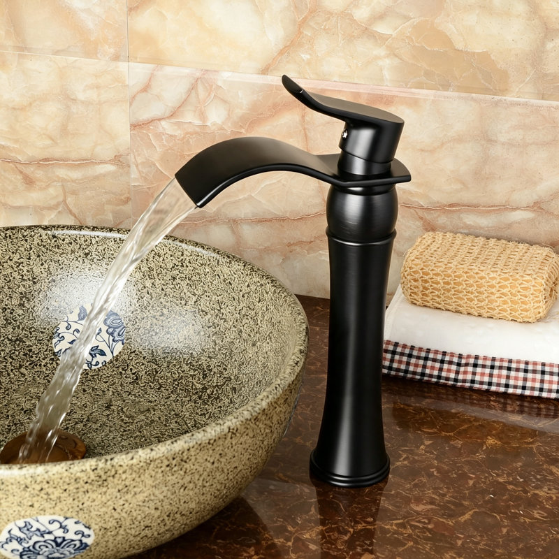Single-handle Bathroom Faucet with Drain Assembly, Oil Rubbed Bronze