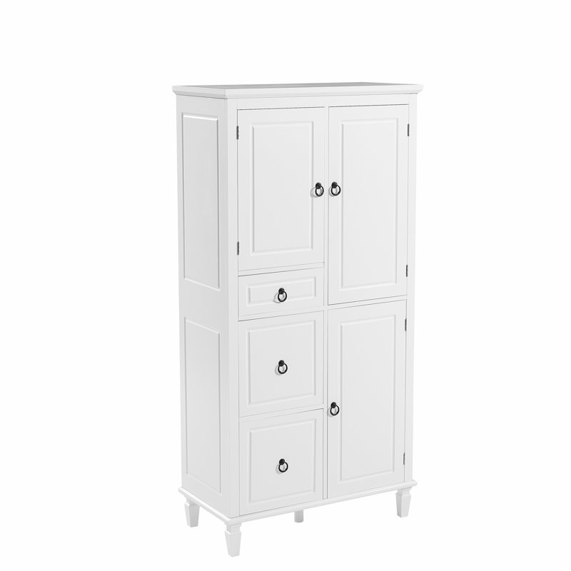 Multi-Functional Storage Cabinet with Adjustable Shelves