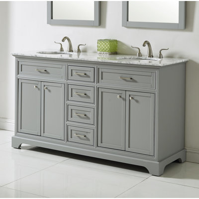 Ensemble de meuble-lavabo double 60 po Hermes