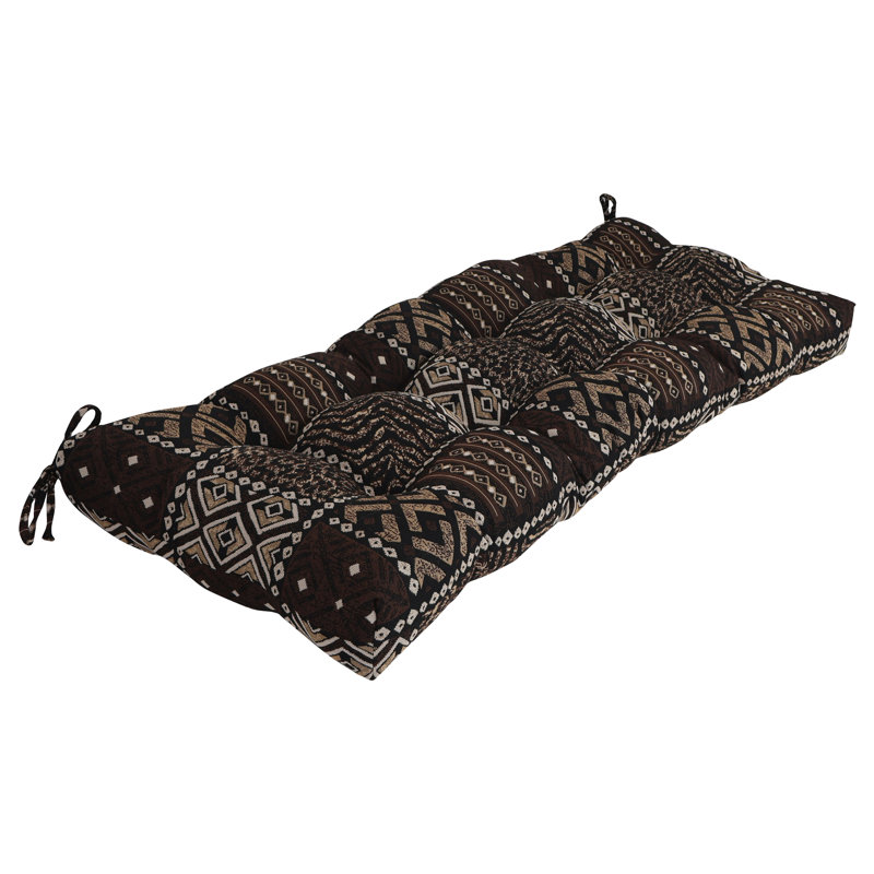 Tufted Tapestry Loveseat Cushion
