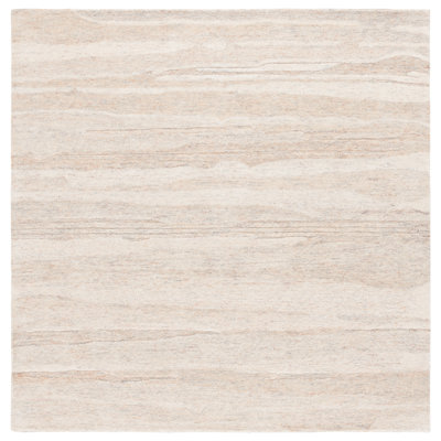 Moneak Ebony Hand Tufted Wool Pile Abstract Rug