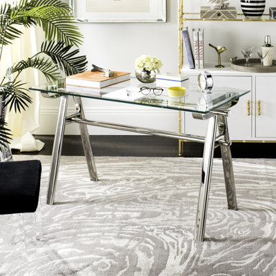 Turner 47.3'' Glass Top Console Table