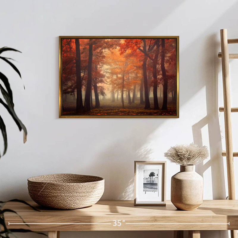 Feel, 19" X 13", Floating Frame Gold