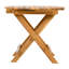 - Table d'appoint en bois pliable fini, peu encombrante, facile à déplacer et peu encombrante
