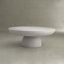 Ensemble de 2 pièces comprenant une table basse ronde et une table d'appoint sur pied en MgO pour intérieur et extérieur