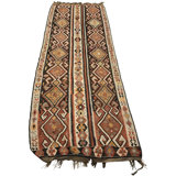 Ghelim Wool Coral/Ivory/Brown Rug