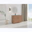 Meuble-lavabo autoportant de 48 pouces avec lavabo en céramique blanche et 1 petite armoire de rangement-1309287482