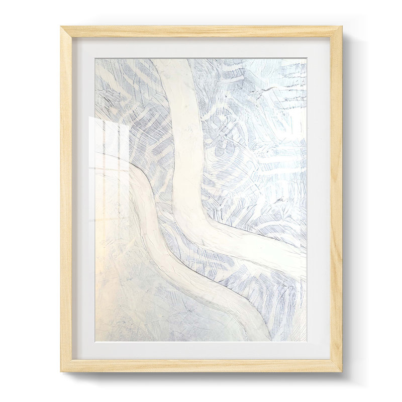 «Northerly Wind I», impression encadrée, H 28,5 po x l 20,5 po, Naturel