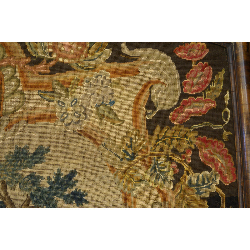 Art textuel antique tissé à l'aiguille anglaise