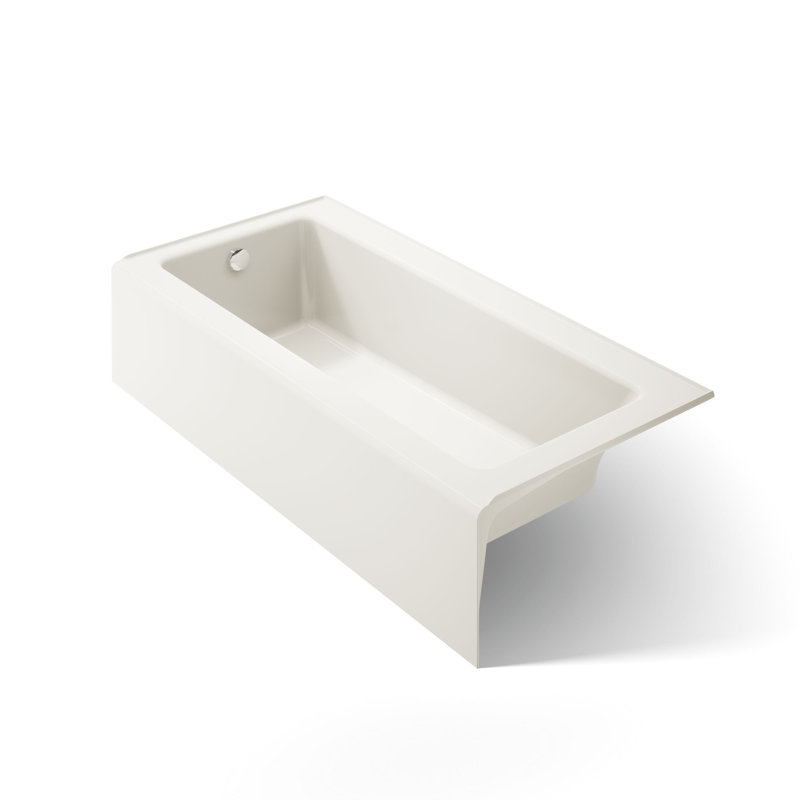 Bellwether Alcove 66" x 32" Soaking Bathtub, Biscuit