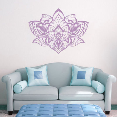Décalcomanie murale fleur lotus Natazhat