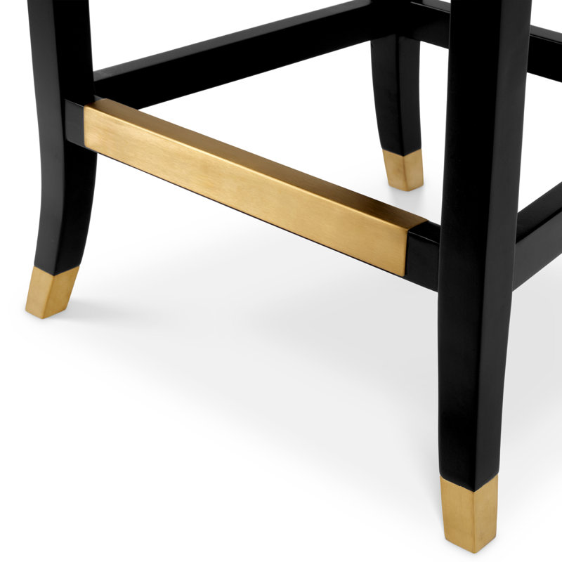Roumier Upholstered Stool, Bar Stool (32.28" Seat Height)