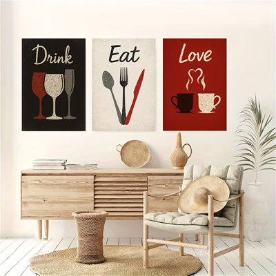 Peinture sur toile Gourmet and Love