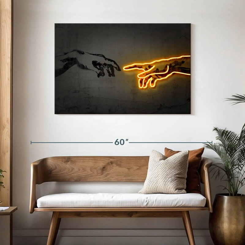 Leisha The Creation, 30" H x 45" W