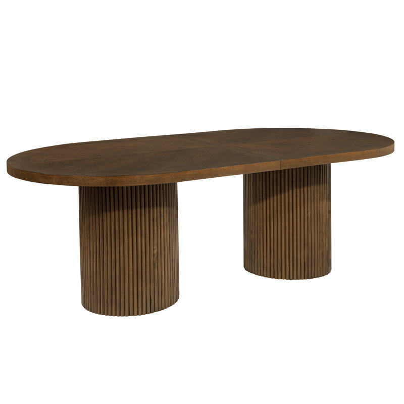 Table de salle à manger Orlina, Brun