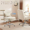 Ebern Designs Upholstered Armless Task Office Chair without Wheels ...