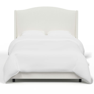 Claritha Upholstered Wingback Bed