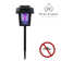 Solar-Powered Light and Insect Zapper - Dual LED/UV Outdoor Light Fixture with Stake for Gardens, Pathways, Patios, and Ponds by Pure Garden