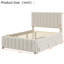 Lit plateforme tapissier charmant avec lit gigogne et 3 tiroirs-1837644473-1837644472