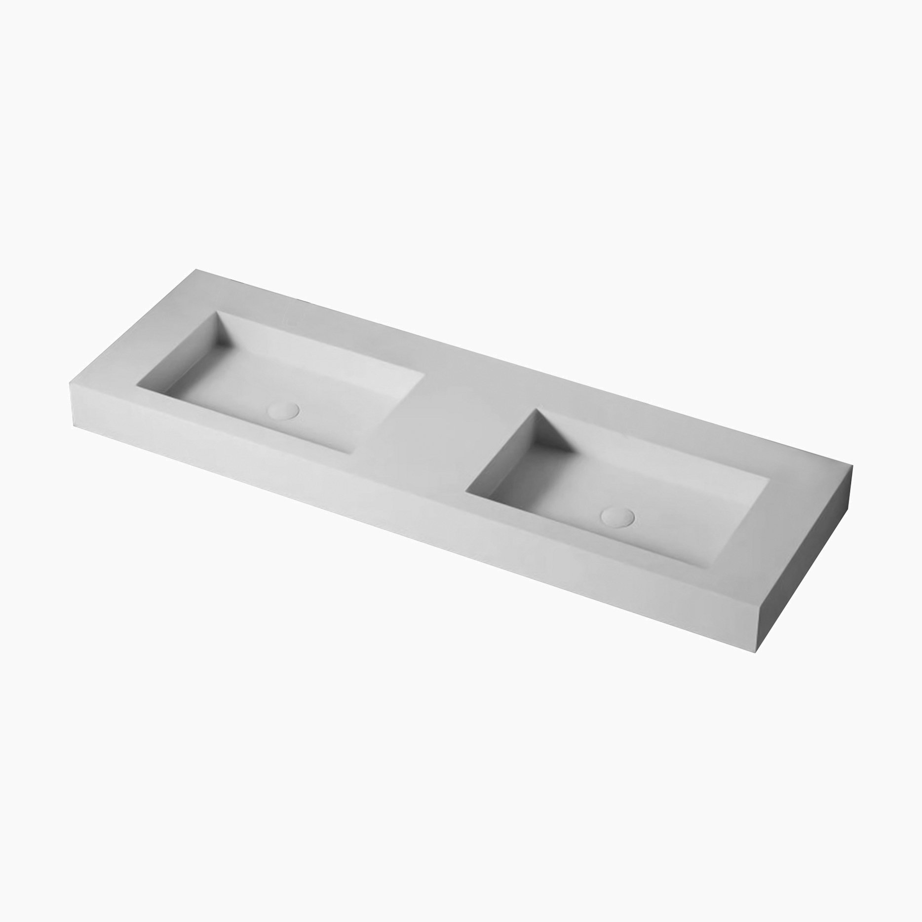 Hewei 59'' Solid Surface Double Vanity Top Wayfair
