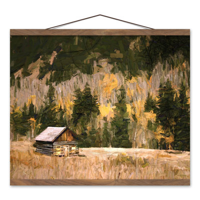 Cabine, reproduction d'art sur toile sans cadre