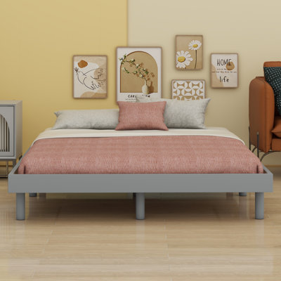 Modern Design Floating Platform Bed Frame