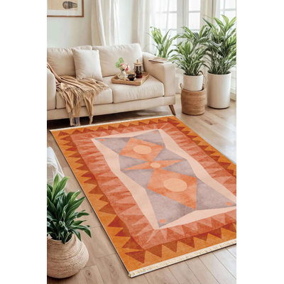 Tapis à motif géométrique Southwestern