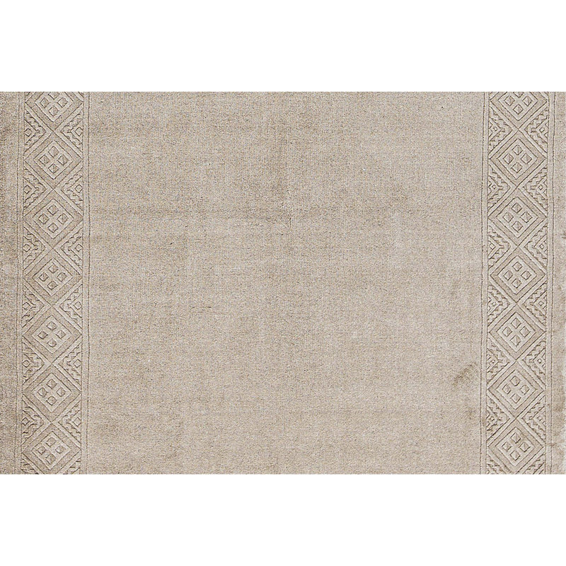 Hand-Knotted High-Quality Camel Area Rug
