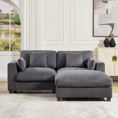 Corduroy 2-Seater Sofa