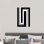 Albree Modern Hairpin Turns - Reproduction d'art graphique sur toile tendue