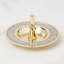 Sitting Pretty Silver Glitter Ring Dish
