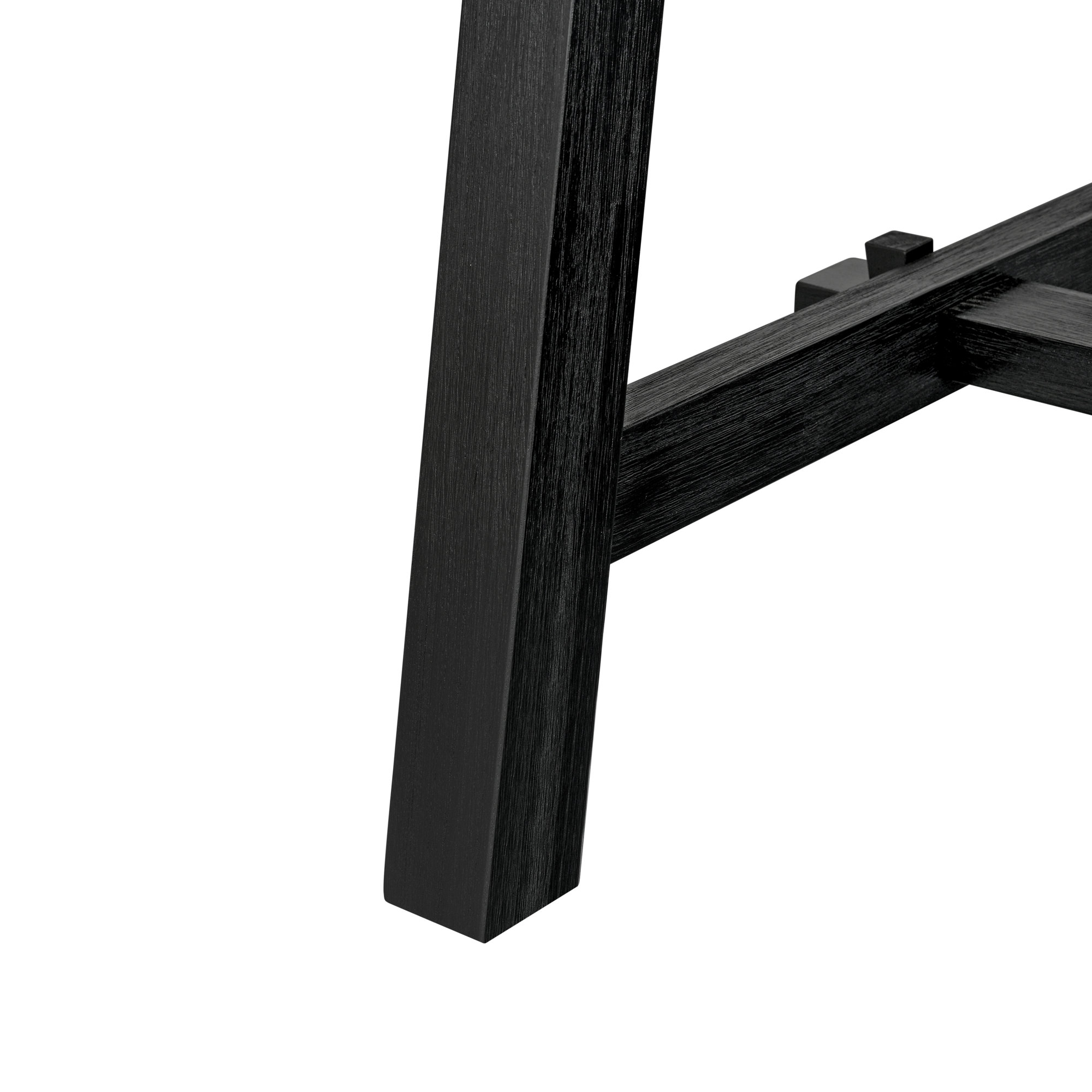 Alexa 79'' Dining Table, Brushed Black