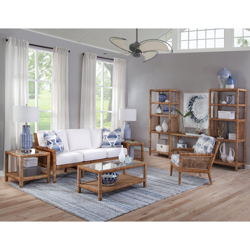 Pine Isle Glass Coffee Table, Coffee