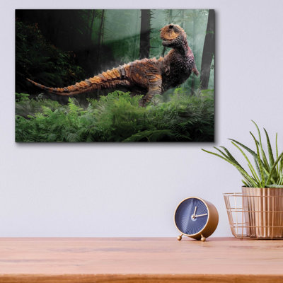«Carnotaurus», art mural en verre acrylique