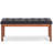 Jerit Faux Leather Upholstored Bench-609585727
