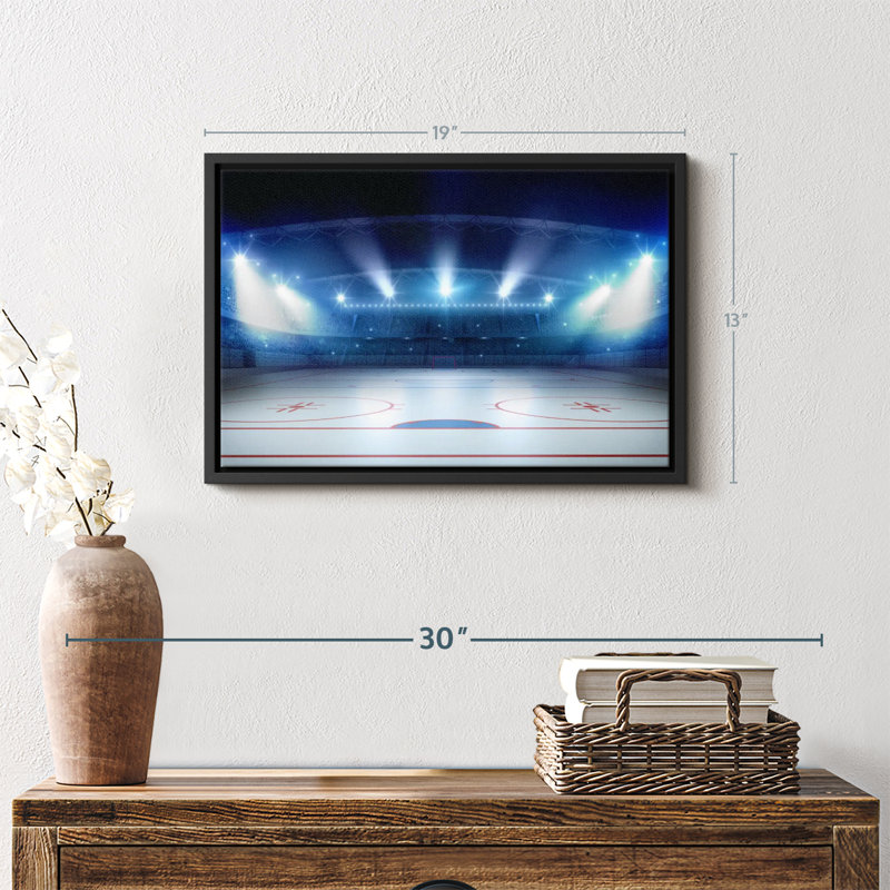 «Hockey Stadium», reproduction sur toile, H 13 po x l 19 po