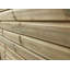 Powersheds 10 x 6ft Premium Pressure Treated Timber Windowless Apex Garden Shed, Double Doors