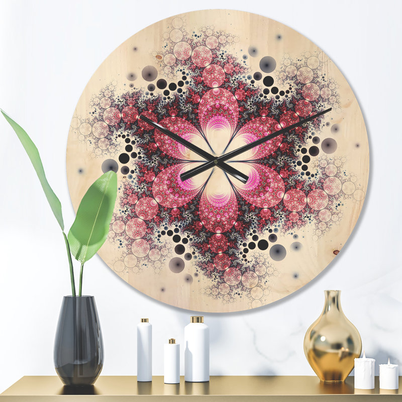 Horloge murale violette, Petit