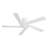 5 Solid Wood Blades Indoor Flush Mount Ceiling Fan With Remote-643255207-643255205-668650131