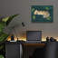  «Lethargic Leopard 2» par Alicia Longley, art mural en verre acrylique, 16 po x 12 po
