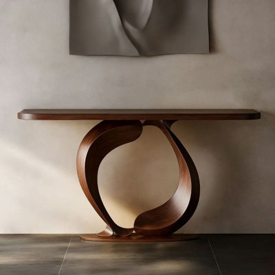 New Chinese-style solid wood console table