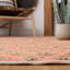 Tapis en jute / coton tissé à la main Arria Cape Cod orange / naturel-19270002