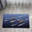 Tapis chic à motif floral non tissé à motif doux, parfait pour ajouter une touche d'élégance à n'importe quelle pièce de votre maison-114321015