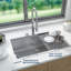 Évier de cuisine en acier inoxydable à cuve simple 37,99205 po L