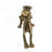 Decorative Gold Metal Greyhound Taper Holder