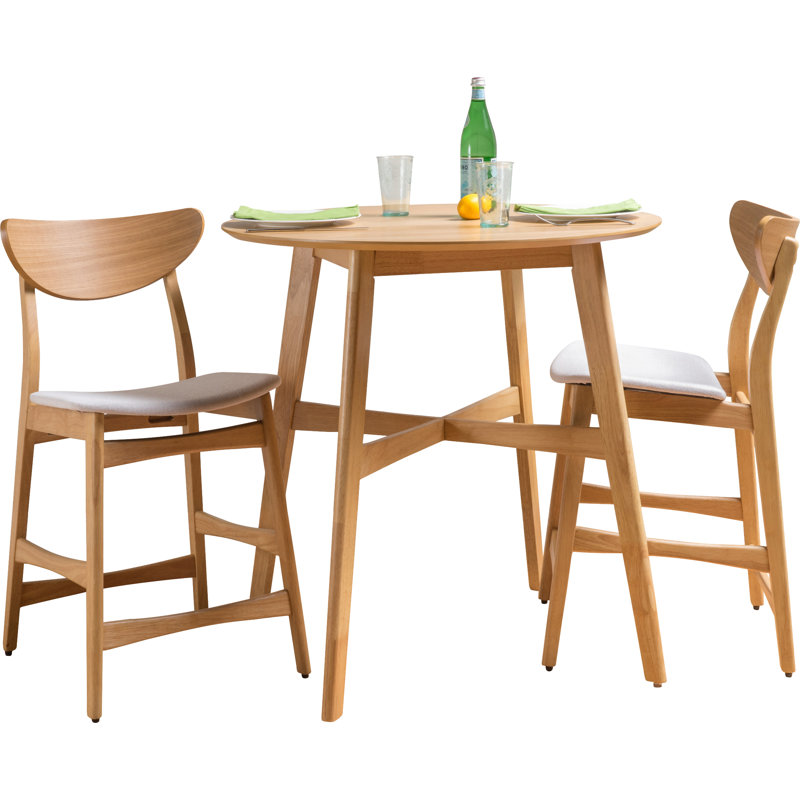 Ensemble de salle à manger pour 2 personnes, Beige clair
