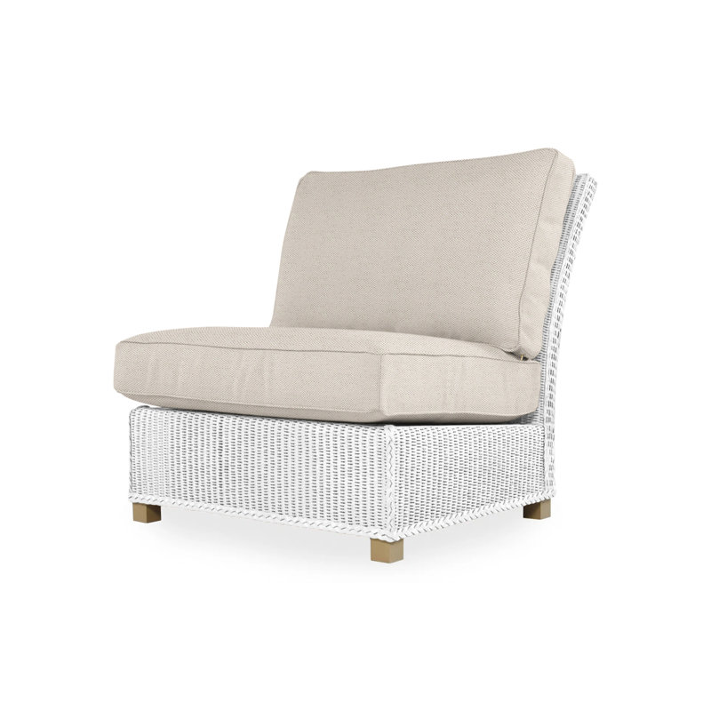 Hamptons Outdoor Lounge Chair, Cottage Pepper, White