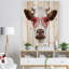 « vache avec verres à coeur rouge », impression-35105158-35105170